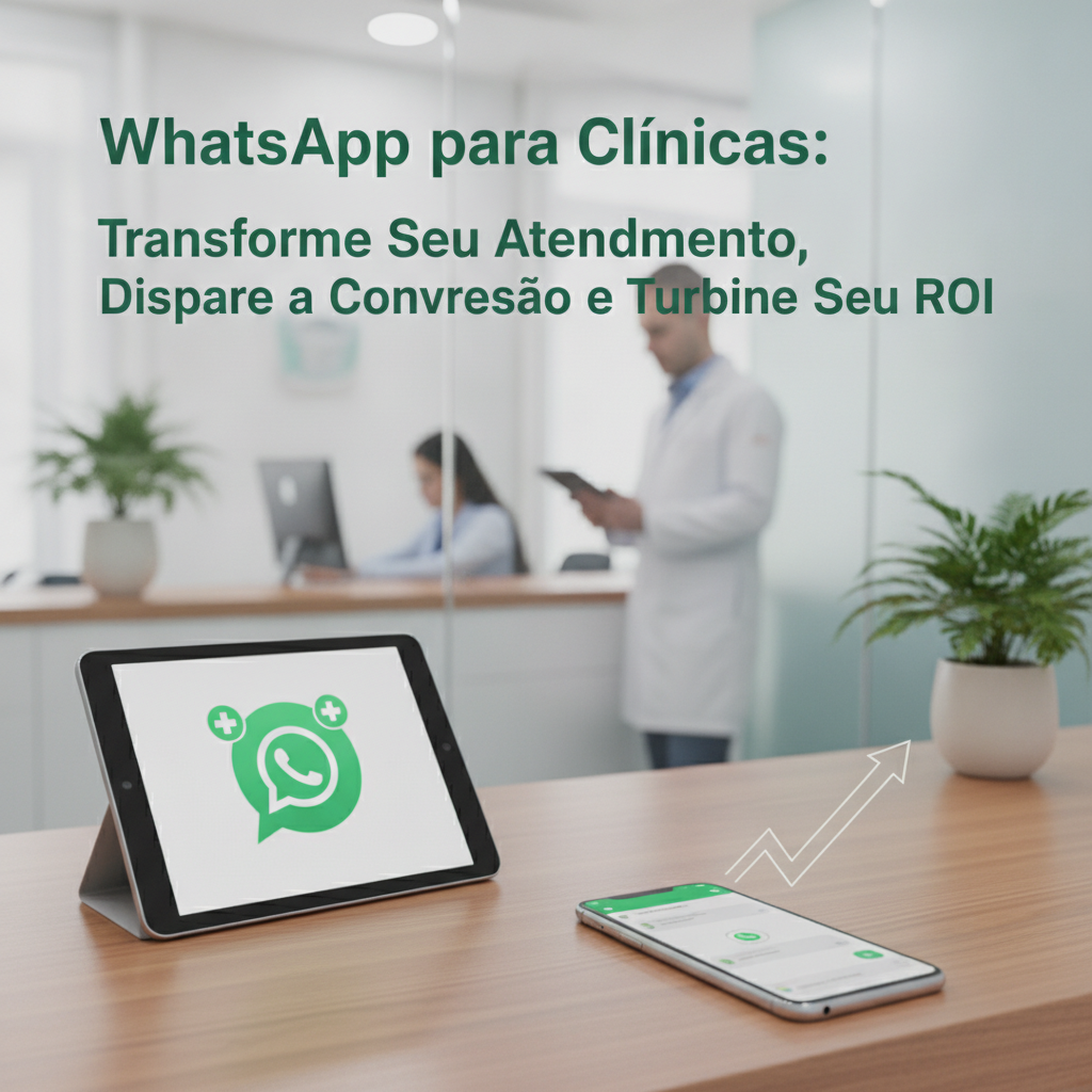 WhatsApp para Clínicas: Transforme Seu Atendimento, Dispare a Conversão e Turbina Seu ROI