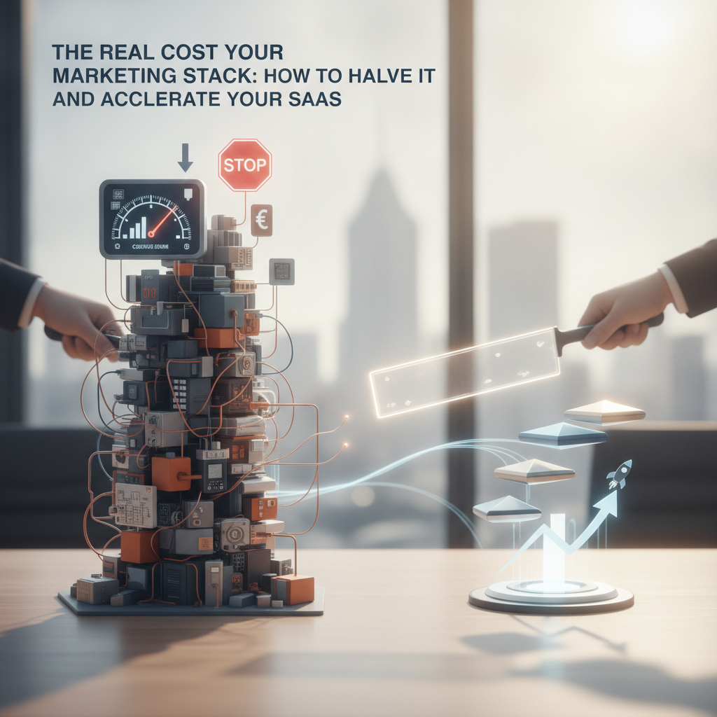 O Custo Real da Sua Stack de Marketing: Como Reduzir Pela Metade e Acelerar Seu SaaS