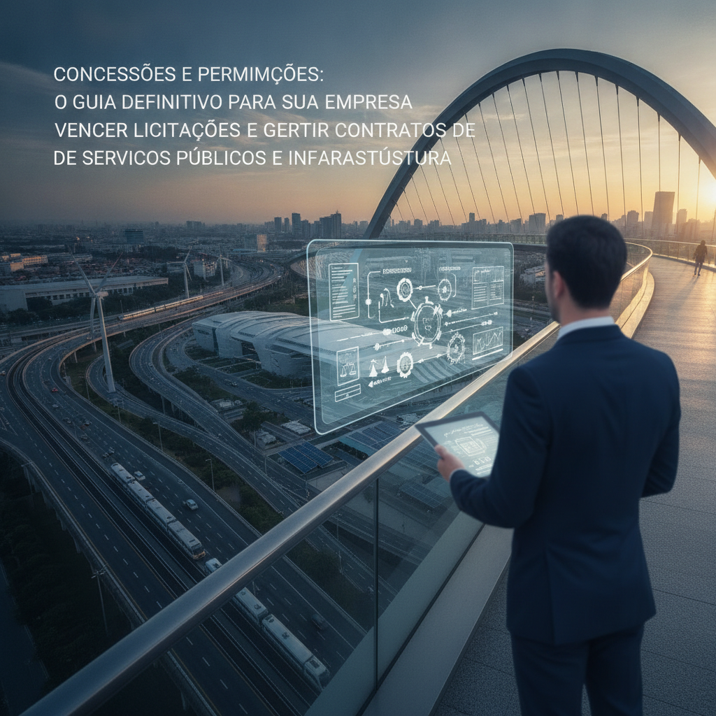 Concessões e Permissões: O Guia Definitivo para Sua Empresa Vencer Licitações e Gerir Contratos de Serviços Públicos e Infraestrutura