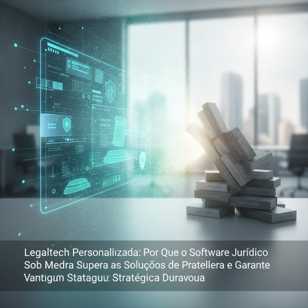 Legaltech Personalizada: Por Que o Software Jurídico Sob Medida Supera as Soluções de Prateleira e Garante Vantagem Estratégica Duradoura