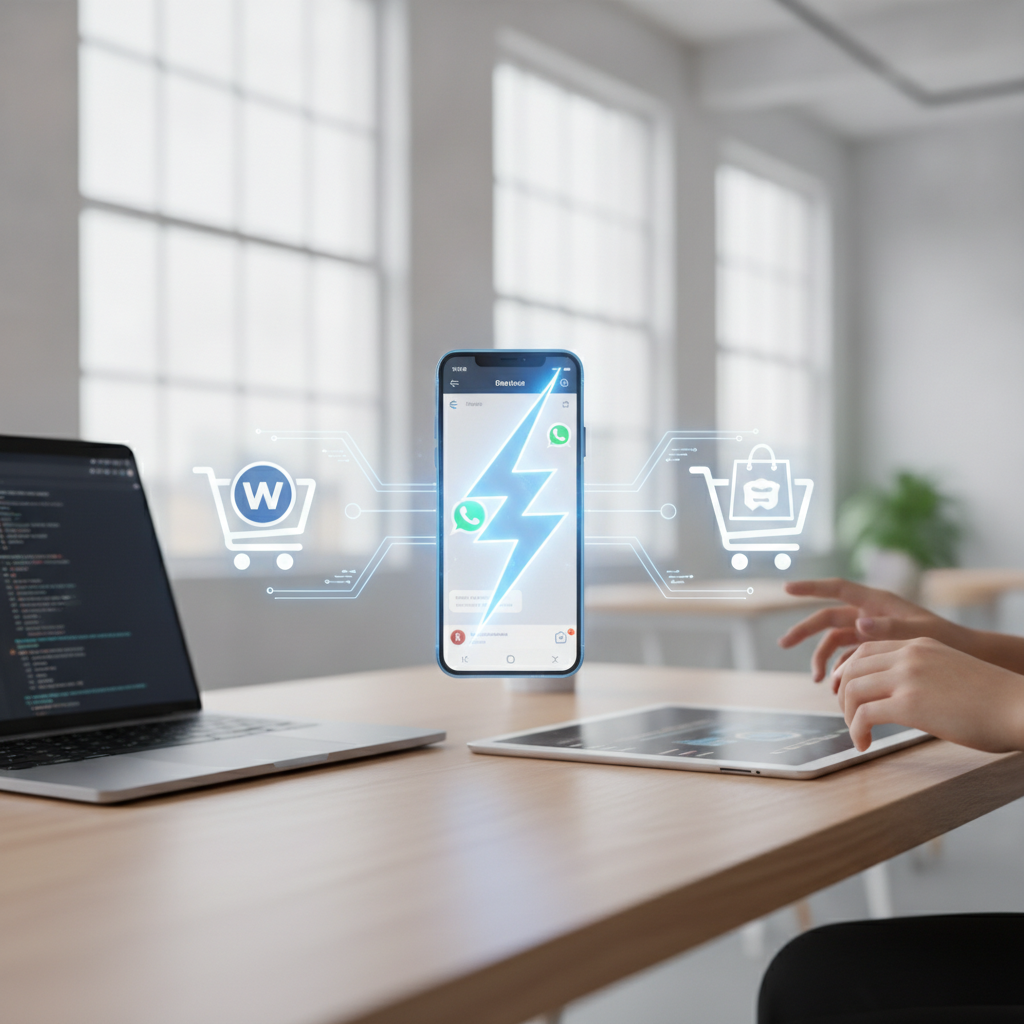 Zap-API e E-commerce: Implementando Automação WhatsApp em WooCommerce e Shopify