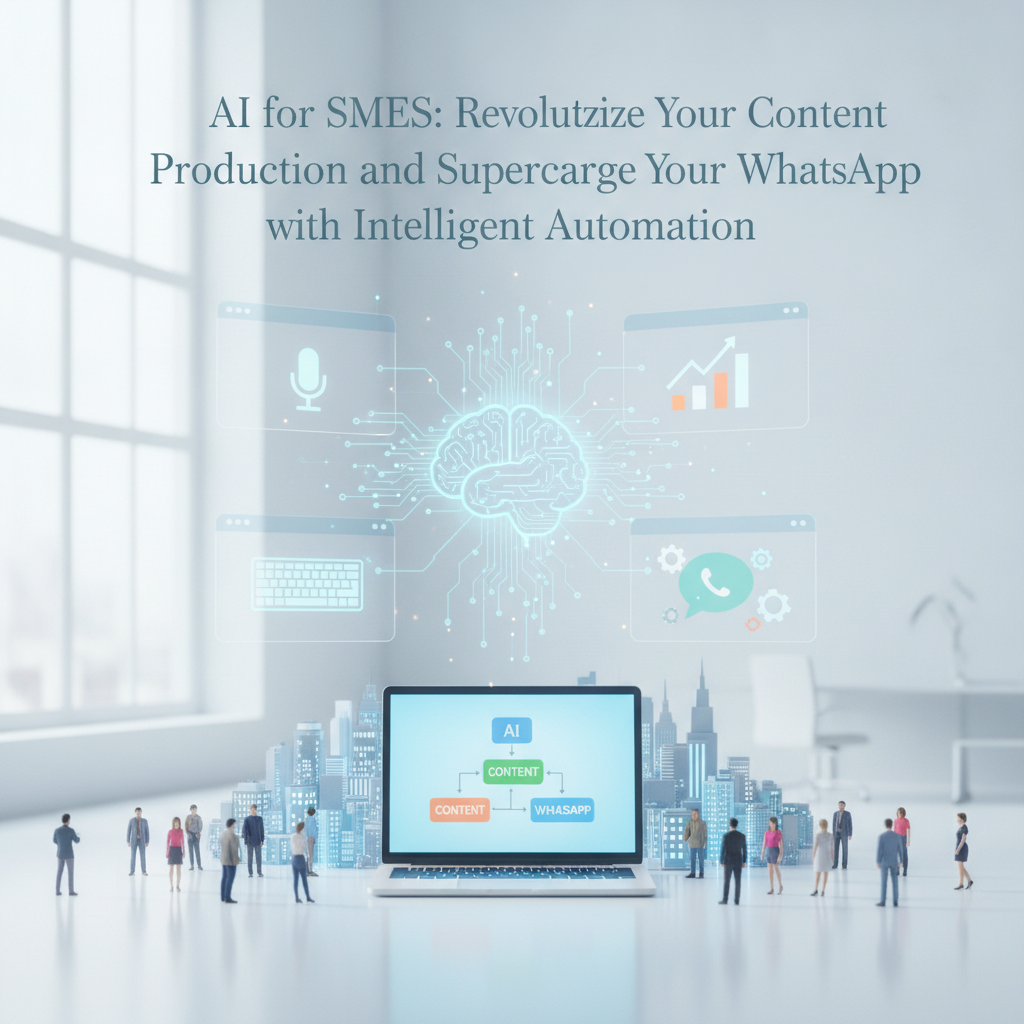 IA para PMEs: Revolucione Sua Produção de Conteúdo e Turbine Seu WhatsApp com Automação Inteligente