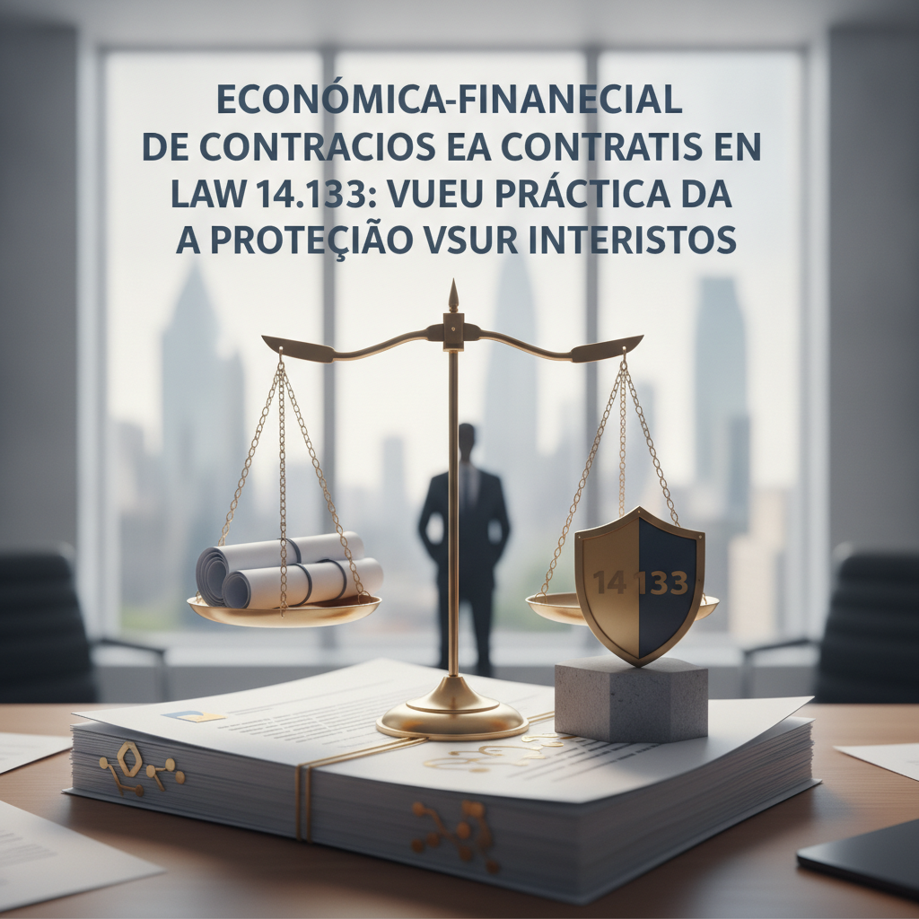 Reequilíbrio Econômico-Financeiro de Contratos na Lei 14.133: Seu Guia Prático para Proteger Seus Interesses
