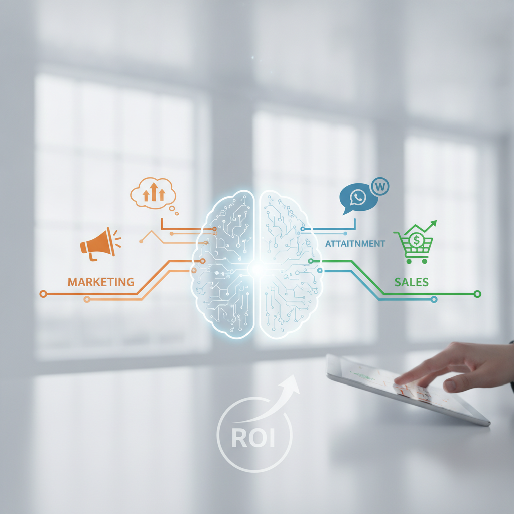 IA Generativa: O Guia Prático para Sua PME Impulsionar Marketing, Atendimento e Vendas (Com Foco em WhatsApp e ROI)
