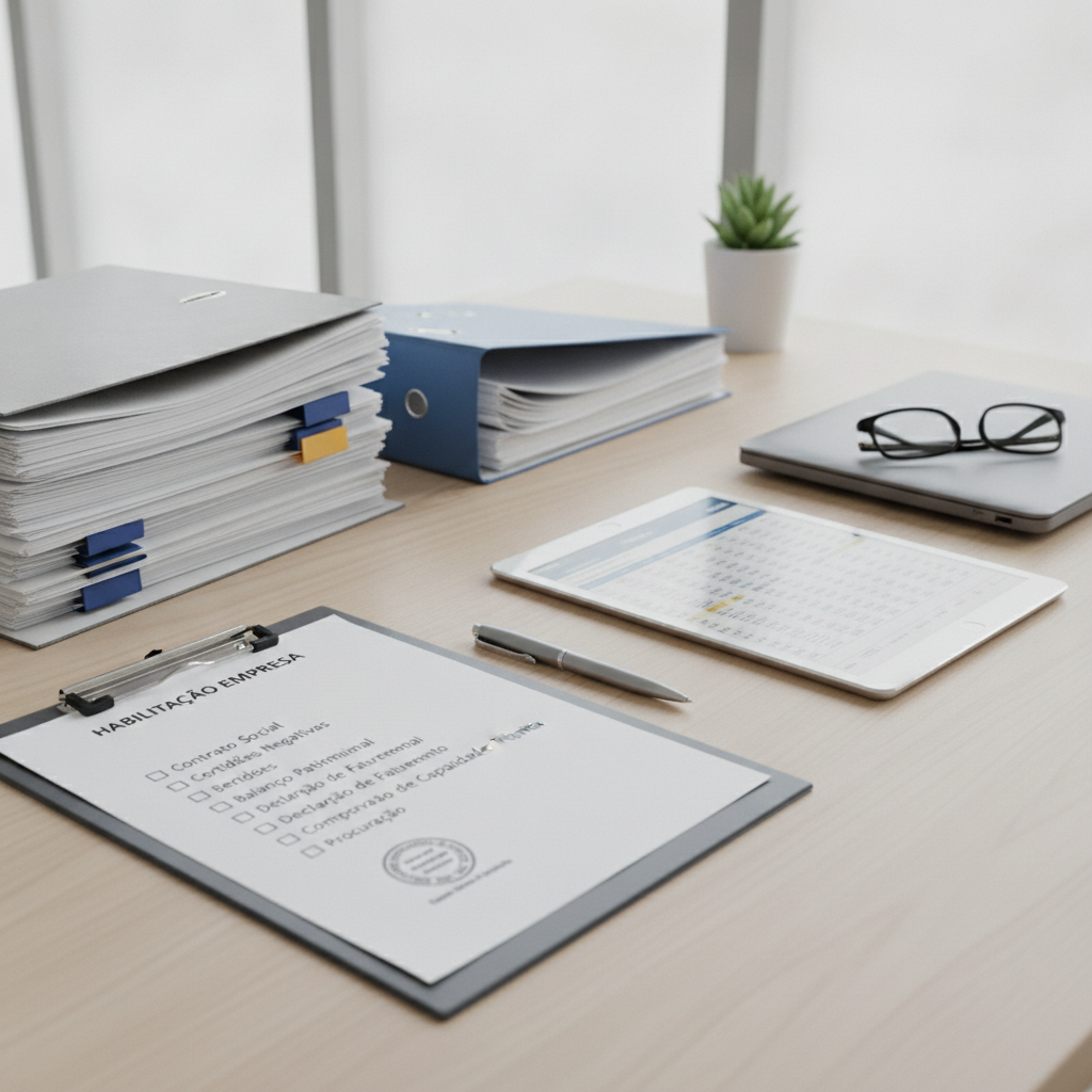 Documentos para Licitação: O Checklist Essencial para a Habilitação da Sua Empresa